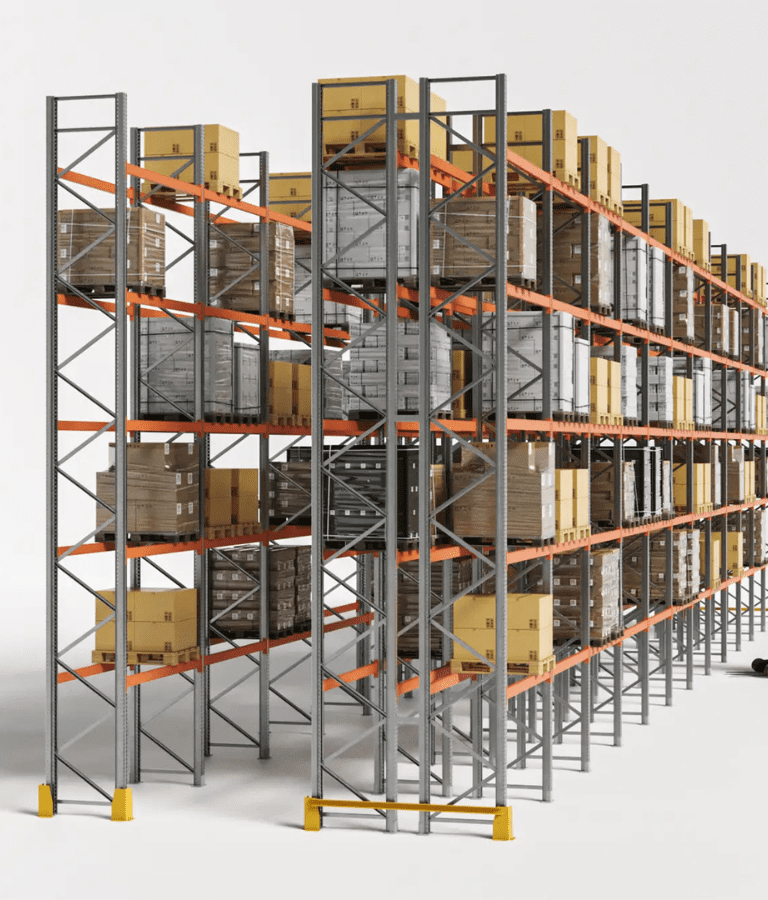 Double deep rack system