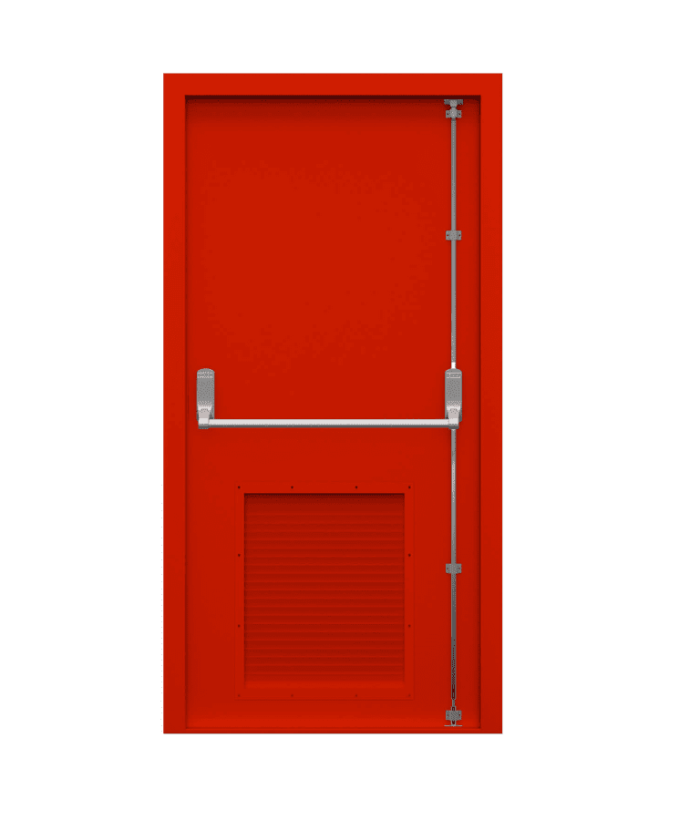 Emergency exit door (handle lock w/o vp)