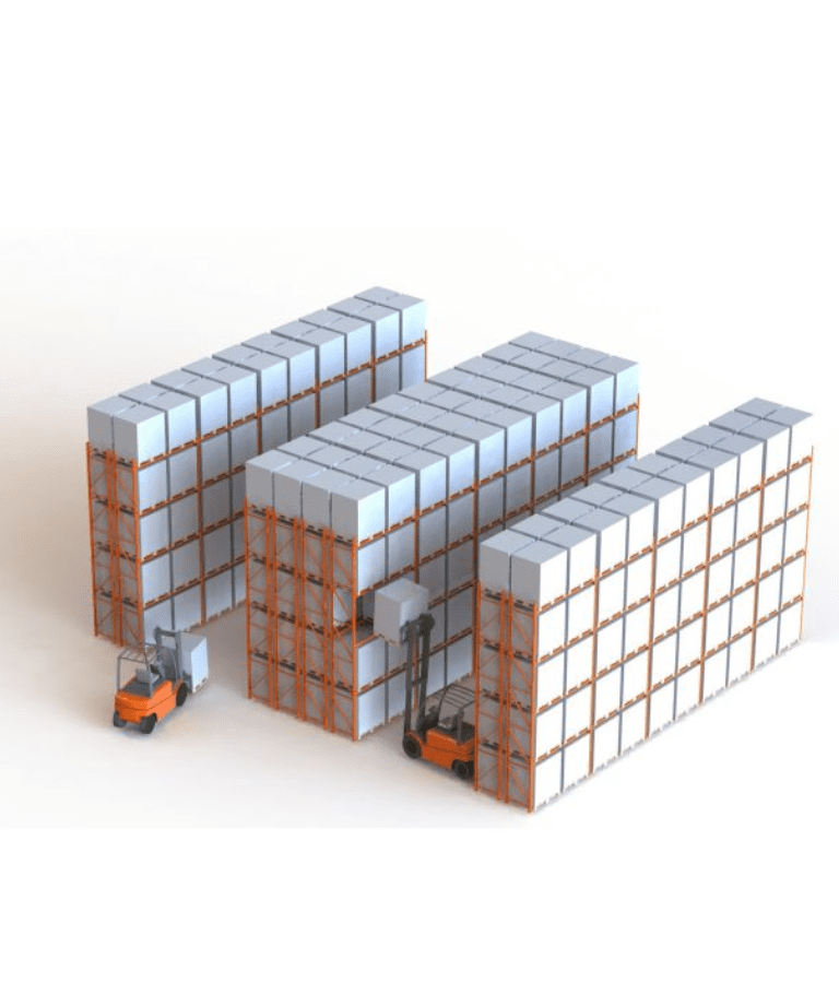 Triple Deep Rack System