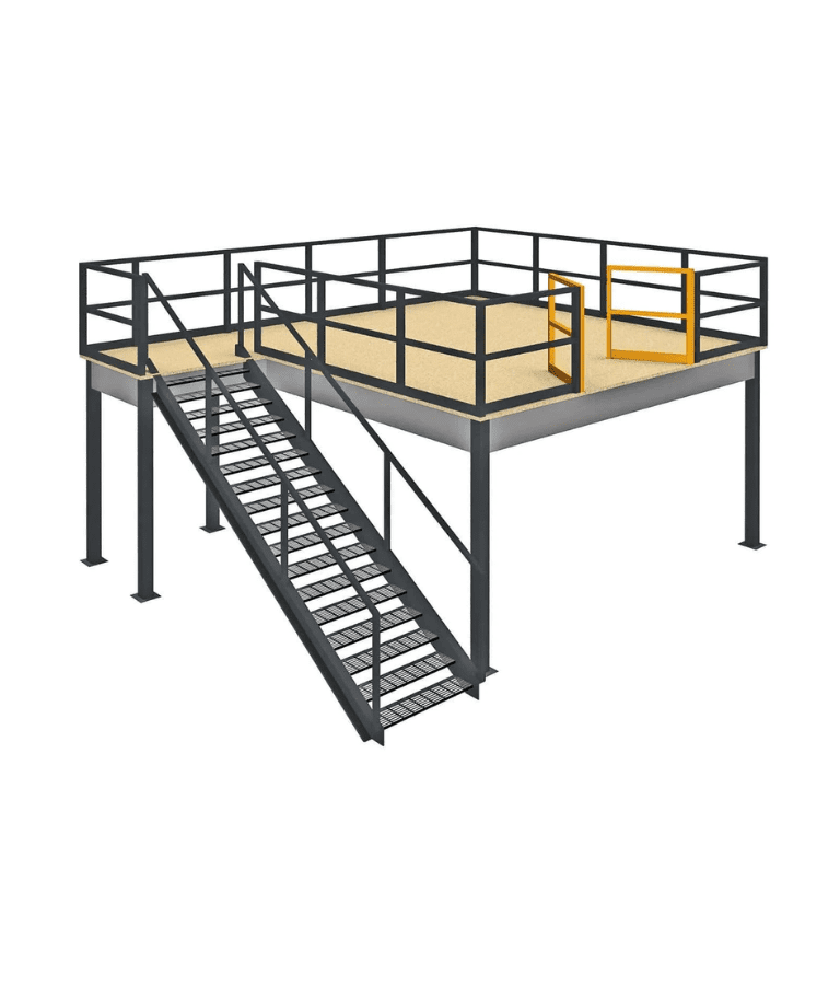 Mezzanine floor fabrication