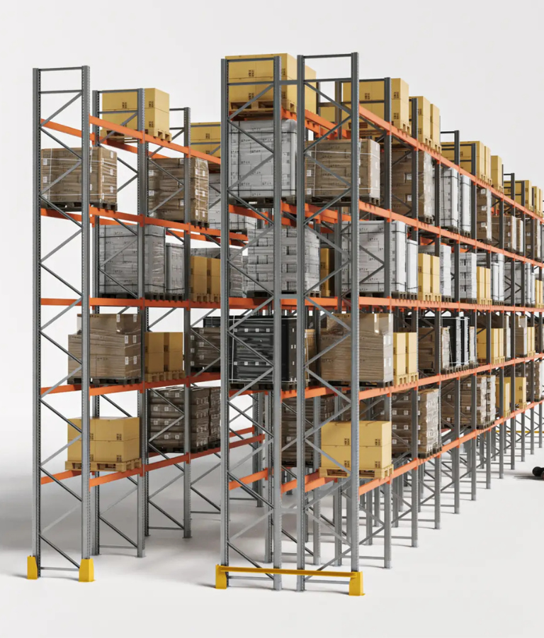 Double deep rack system