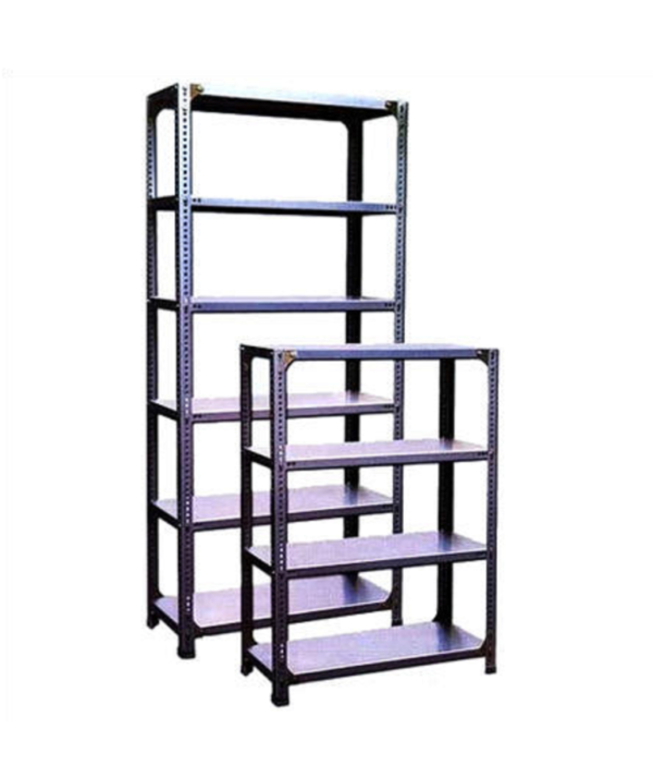 Slotted angles shelving