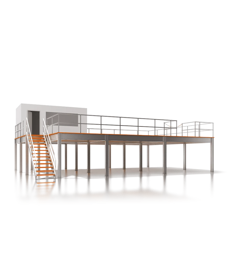 Mezzanine floor structure